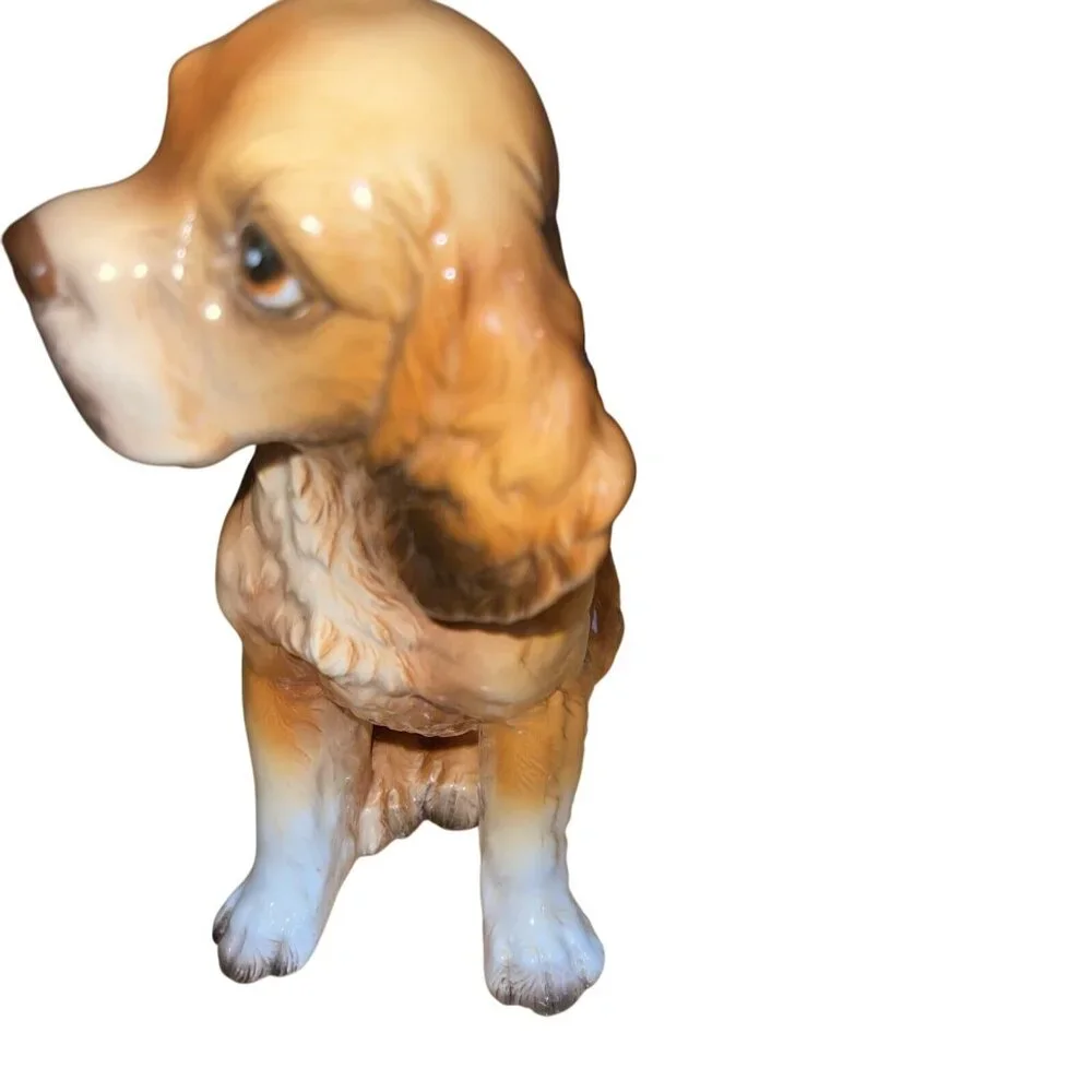 Vintage‎ Ceramic Cocker Spaniel Dog Figurine - Picture 10 of 12